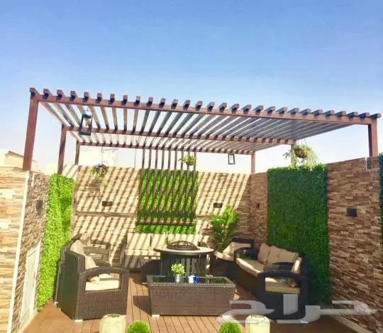 مظلات وسواتر وألمنيوم وأعمال حداده 4