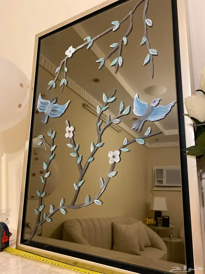 لوحة مراية شمسي بإطار شمباني 3