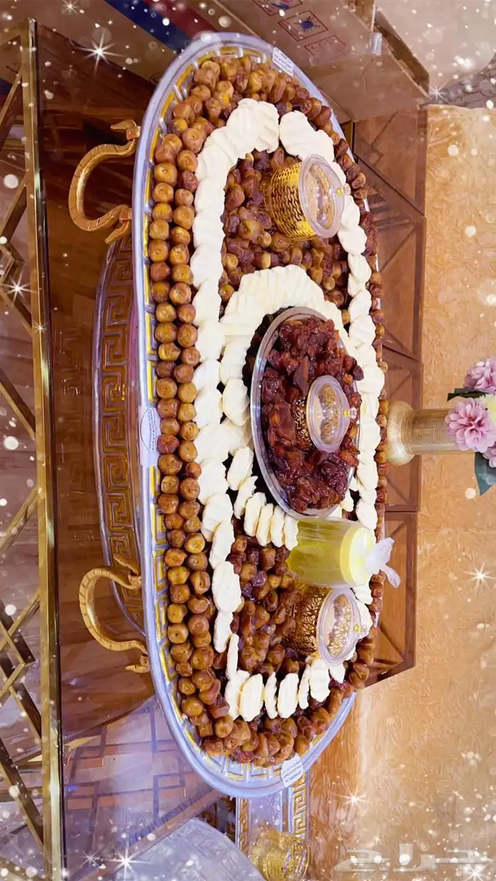 تجهيز صواني تمر ومضير وسمن للافراح كبيره او صغيره 2