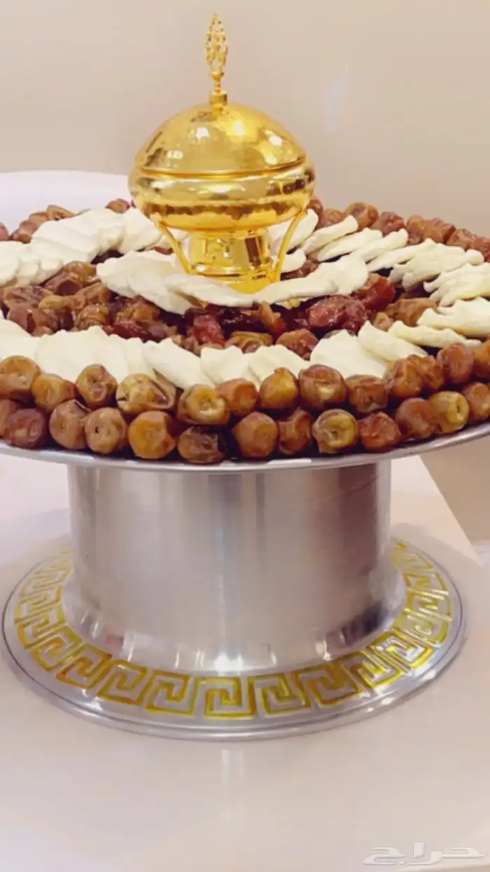 تجهيز صواني تمر ومضير وسمن للافراح كبيره او صغيره 6