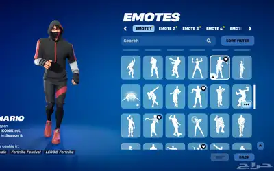حساب فورت نايت نادر جدا  للبيع 26