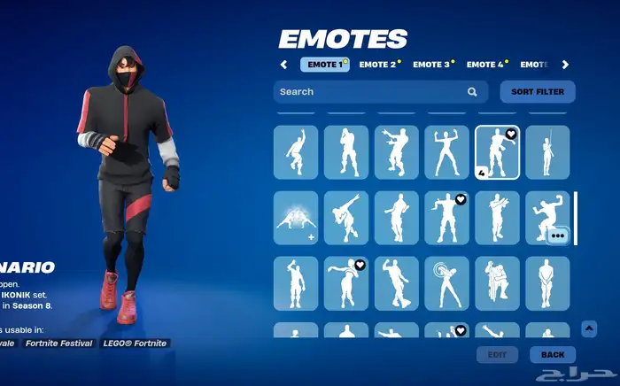 حساب فورت نايت نادر جدا  للبيع 26