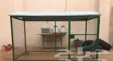 للبيع شبك بقلاوه حمام دجاج طيور عشه قفص مطير 34