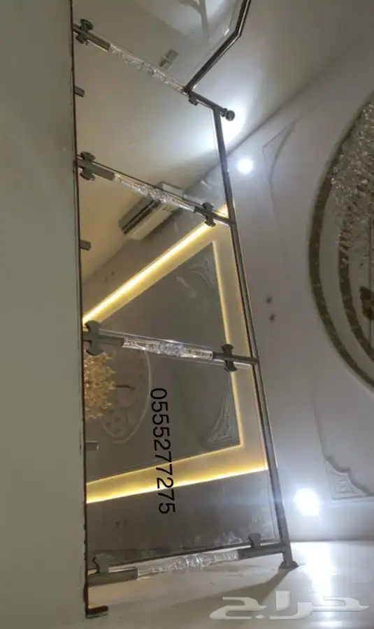 ورشة استنلس استيل دربزان درج حواجز شبابيك 41