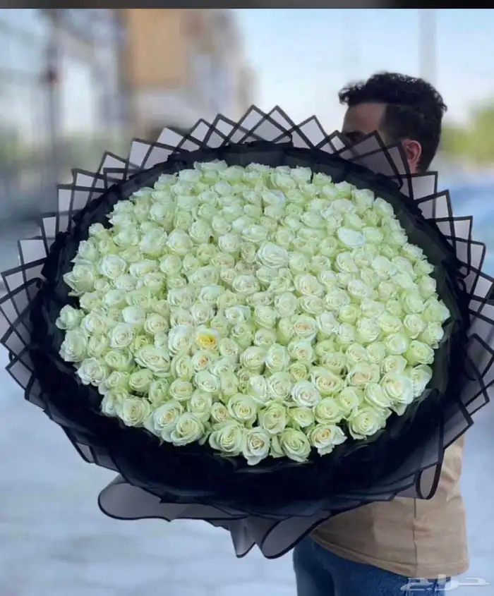 باقه وردفخمه بوكيه ميه ورده باقه خطوبه باقه زواج باقات كبيره 0