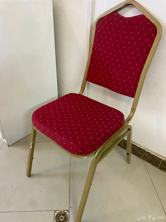 كراسي افراح وحفلات احمر 1000 حبه 1