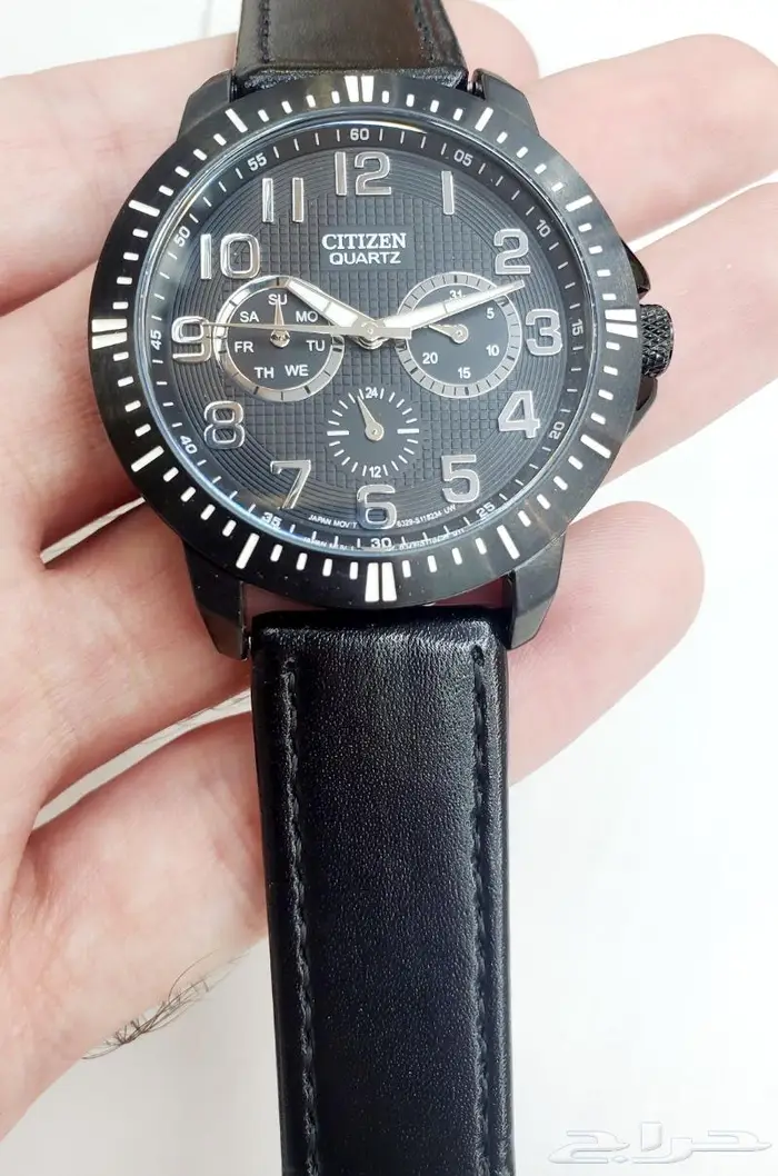 ساعة سيتيزن الاصلية جلد للبيع ب300 ريال 3
