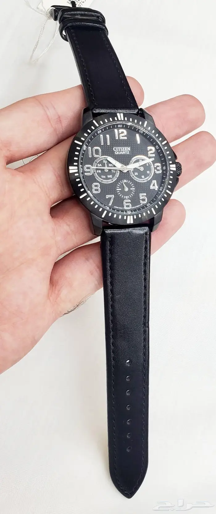 ساعة سيتيزن الاصلية جلد للبيع ب300 ريال 5