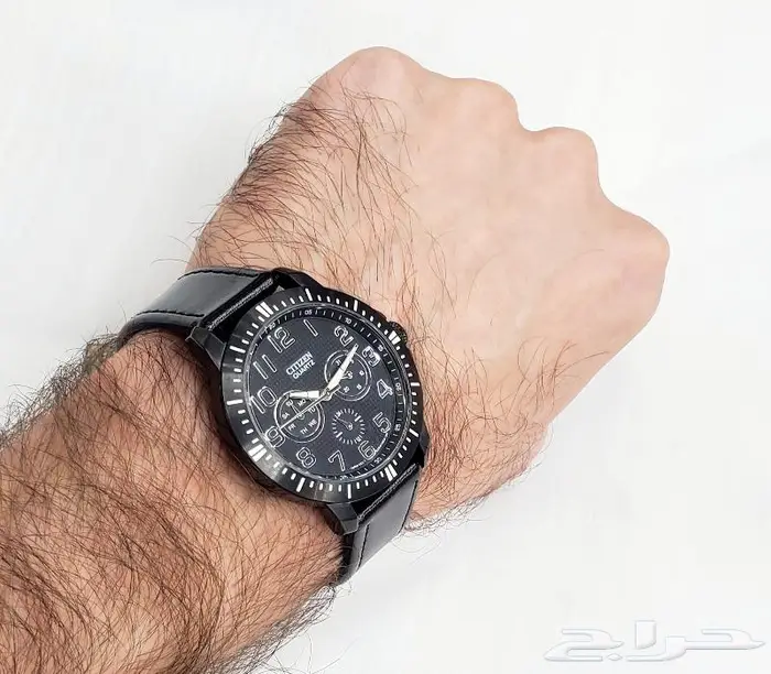 ساعة سيتيزن الاصلية جلد للبيع ب300 ريال 1