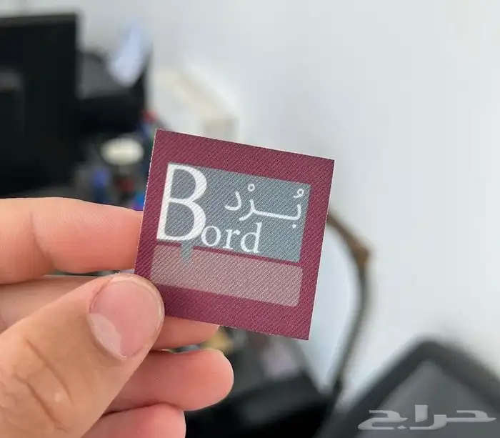 ليبل قماش لوقو جلد لوقو اكريليك بوكسات أكياس عبايات كروت 24