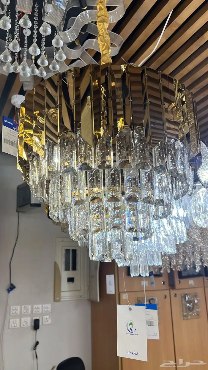 نجف ثريات ديكورات اباليك كشافات 86