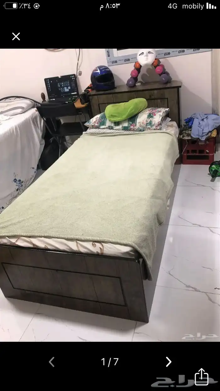 للبيع سريرين نظيفة مستعجل 0