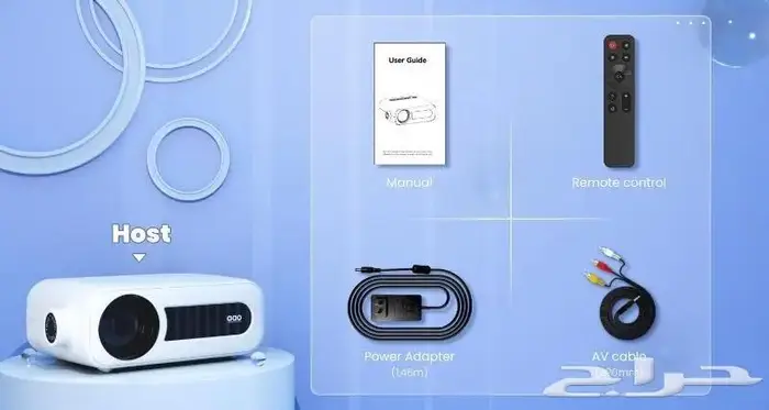 بروجكتر خاصية WiFi صغير 1