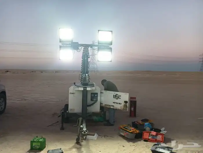 تاجير معدات تورلايت ومولدات tower light 0