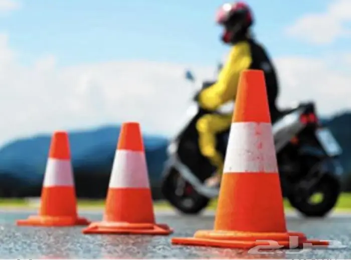 تعليم قيادة دراجة نارية دباب motorcycle training 3