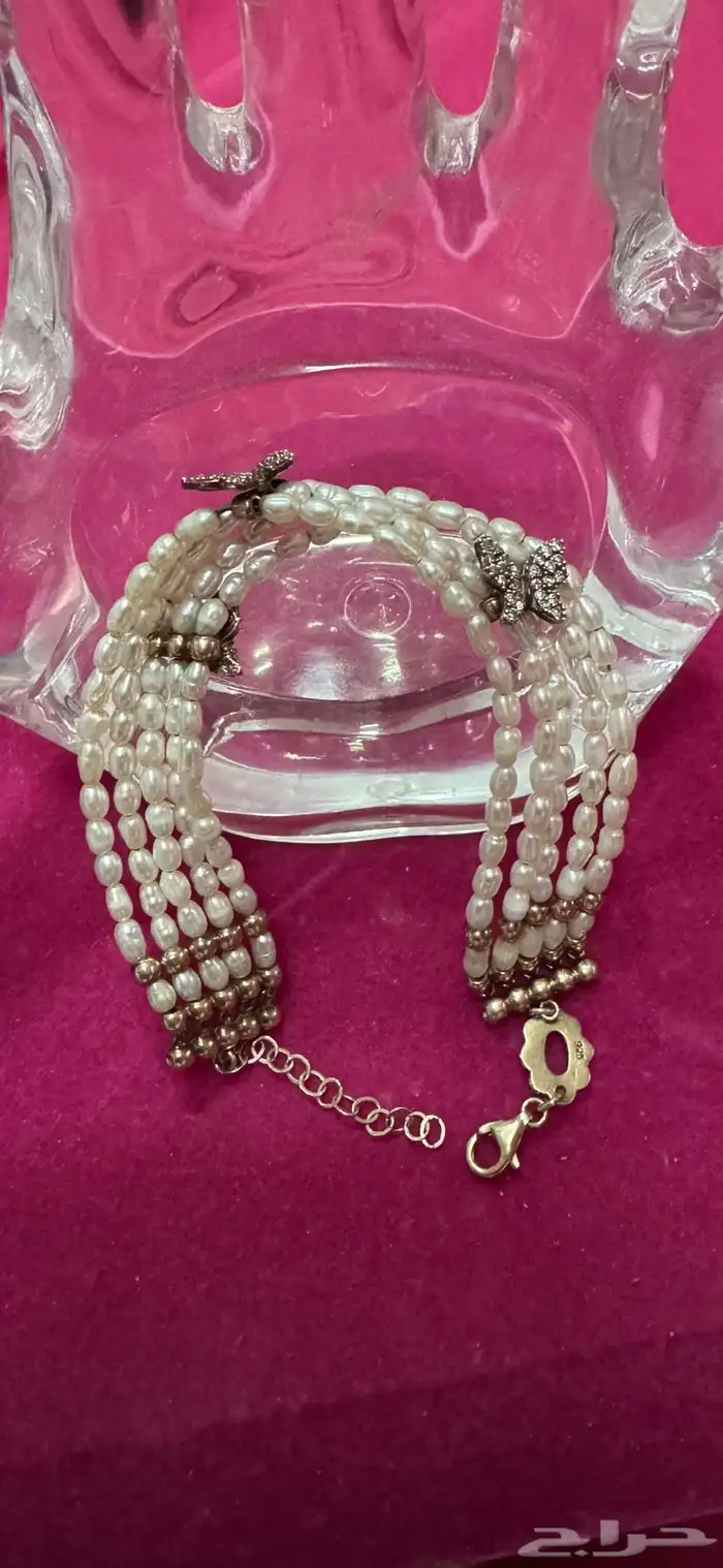 اساور منوعه وفضه ولولو طبيعي وماركه لويس فيتون 2