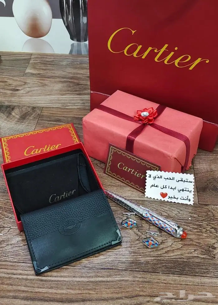 طقم كارتير رجالي قلم كبك بوك درجه اولى فخم جوده عاليه 6