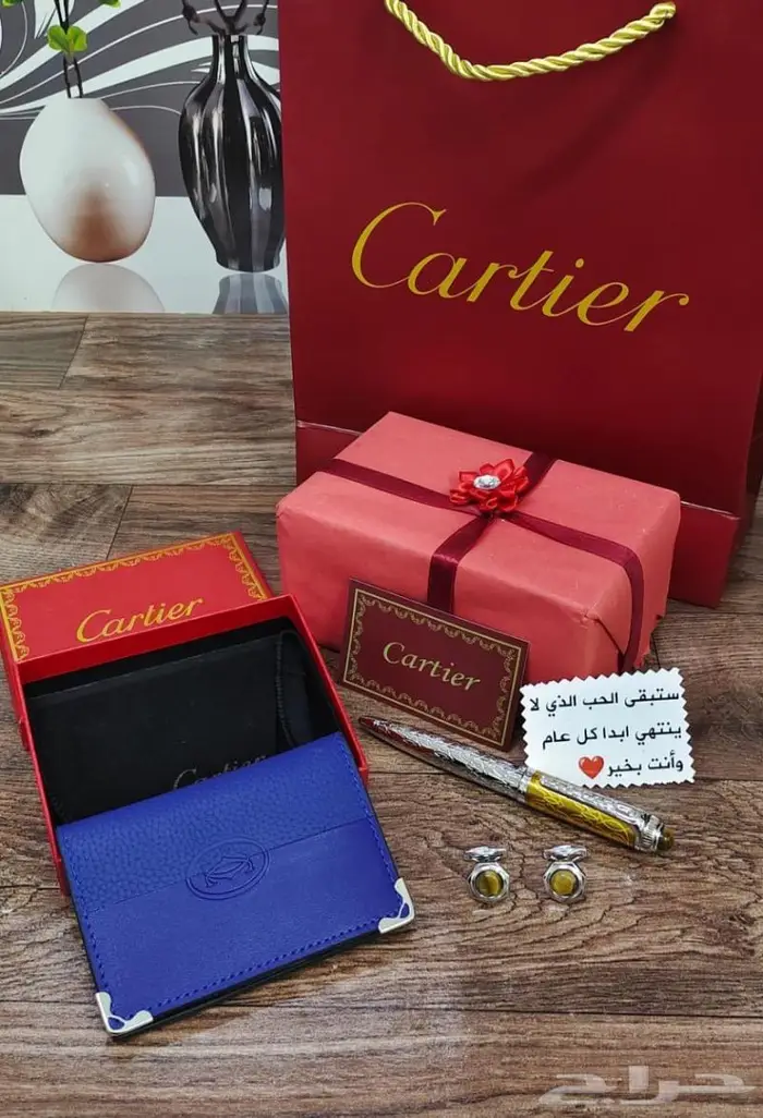 طقم كارتير رجالي قلم كبك بوك درجه اولى فخم جوده عاليه 3