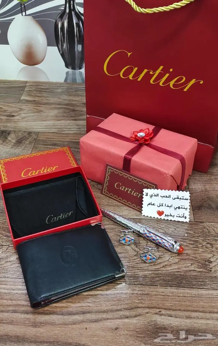 طقم كارتير رجالي قلم كبك بوك درجه اولى فخم جوده عاليه 4