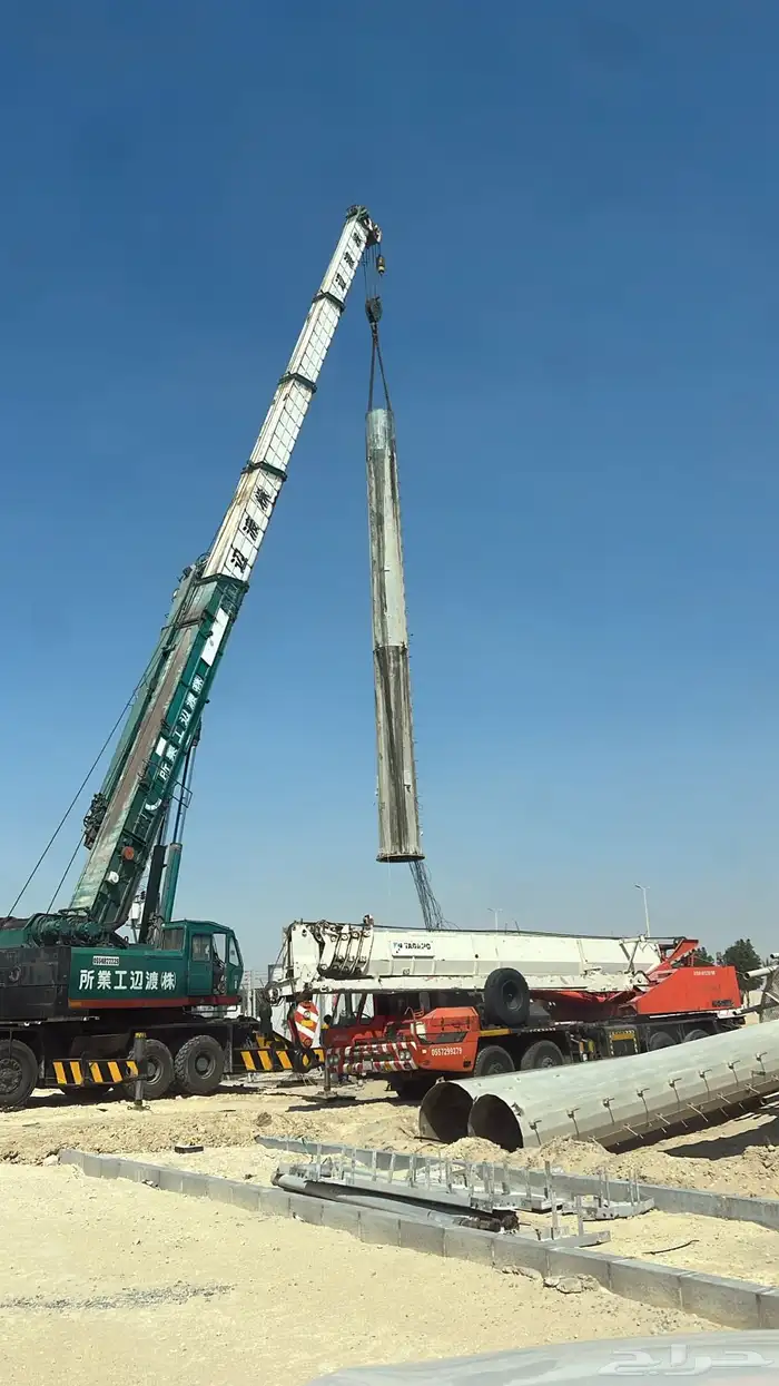 اجار رافعات وكرينات ومعدات ثقيله من 200 طن الى 7 طن جوال 12