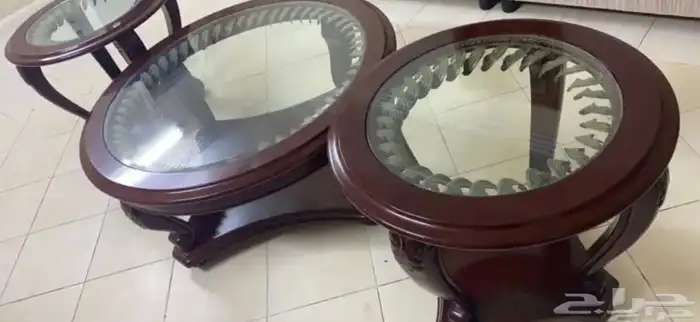 عدد (3) طاولة ضيافه 4
