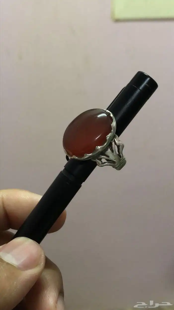 خاتمين عقيق يماني شرط 7