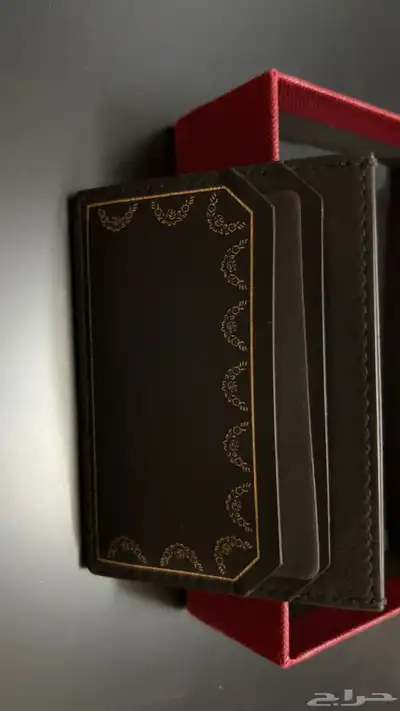 محفظة كارتير اصلي جيرلاند دو كارتيه مزخرفة مقطوعه من السوق 4