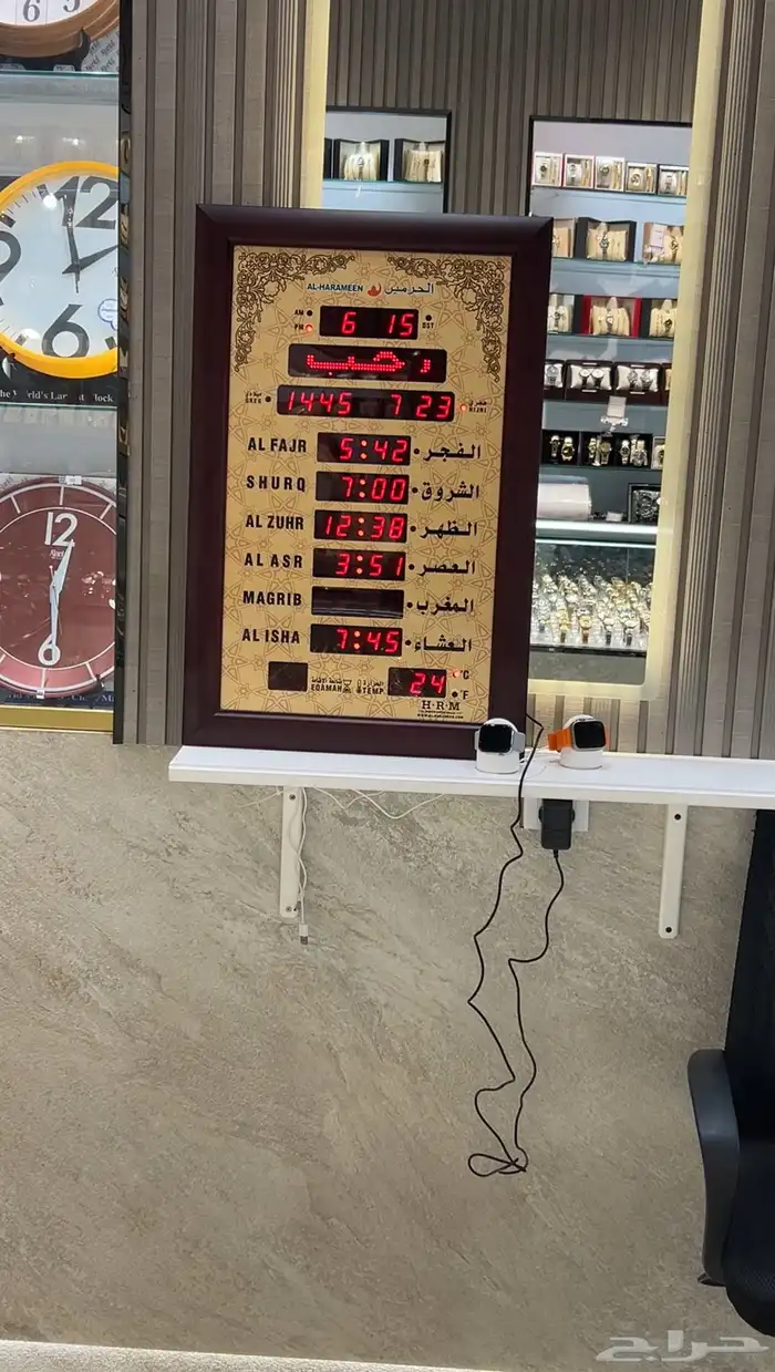 ساعات المسجد ساعة الاذان توصيل فوري للمساجد 2