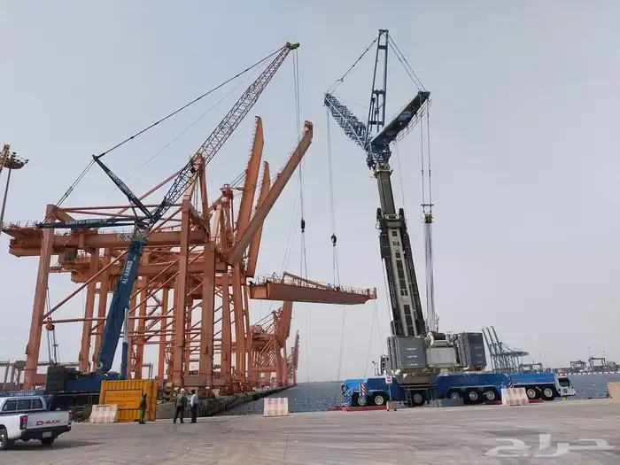 تأجير كرينات   Renting large cranes 2