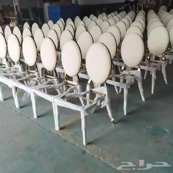 كراسي حفلات نابليون كراسي استتل استيل كراسي شفاف 9