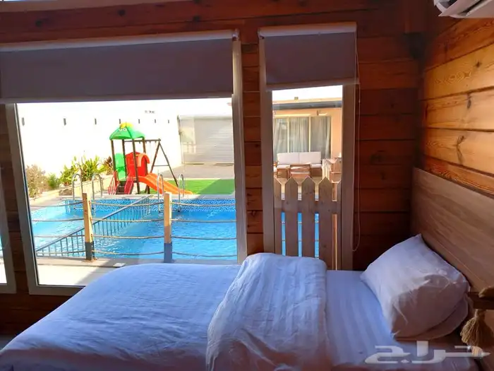 شاليه للايجار جدة استراحه شاليهات اكواخ بجاكوزي استراحات جده 0