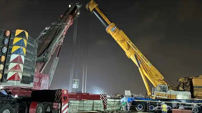تأجير كرينات   Renting large cranes 3