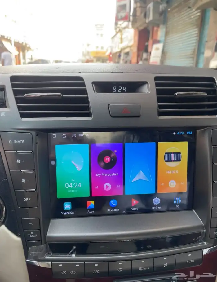شاشة لكزس LS 460 شكل الوكالة نظام أندرويد وابل كار بلاي 4