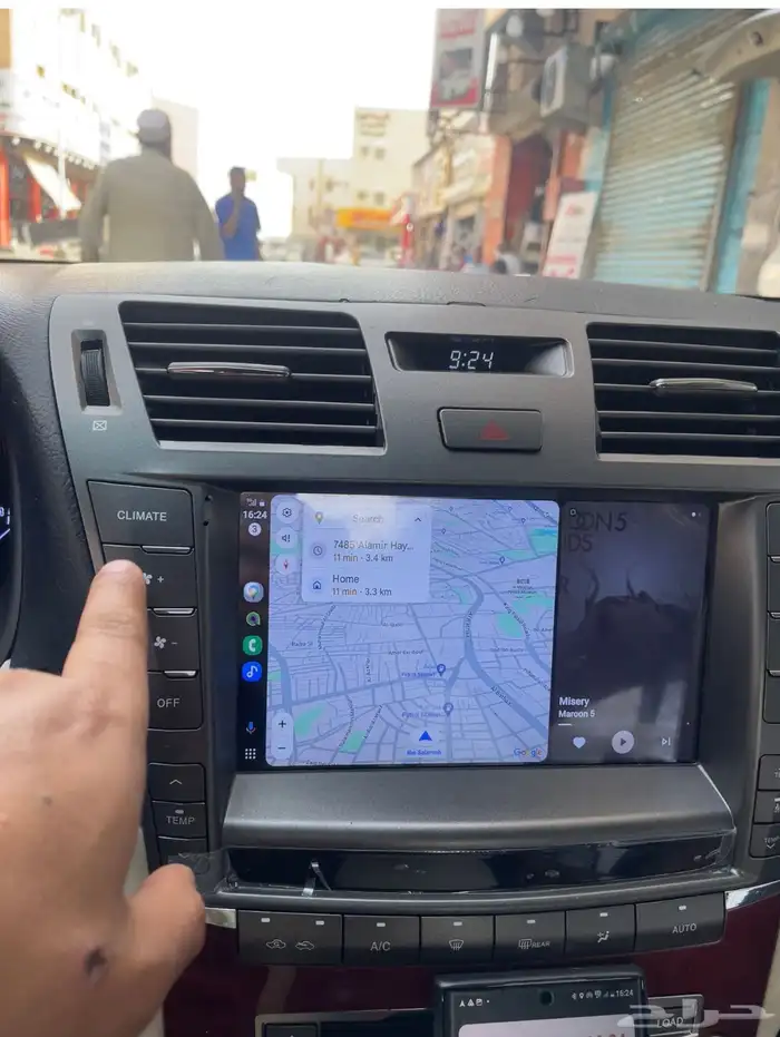 شاشة لكزس LS 460 شكل الوكالة نظام أندرويد وابل كار بلاي 5