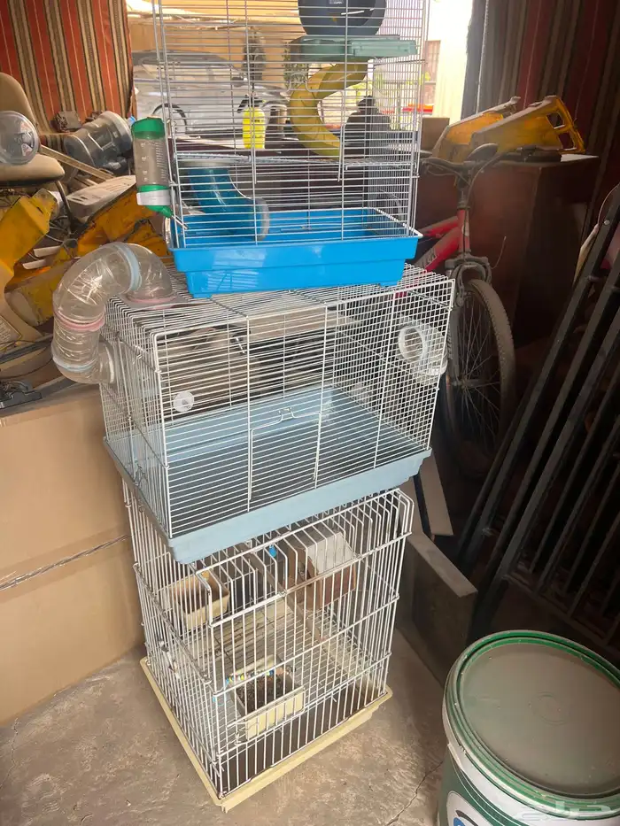 مجموعة اقفاط للطيور و الهامسترات 0