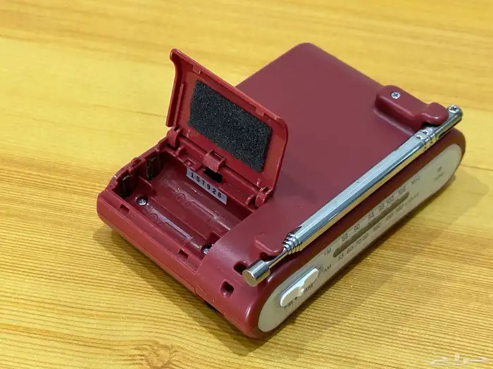 راديو سوني icf-40 موجتين صغير أحمر 8