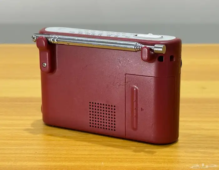 راديو سوني icf-40 موجتين صغير أحمر 6