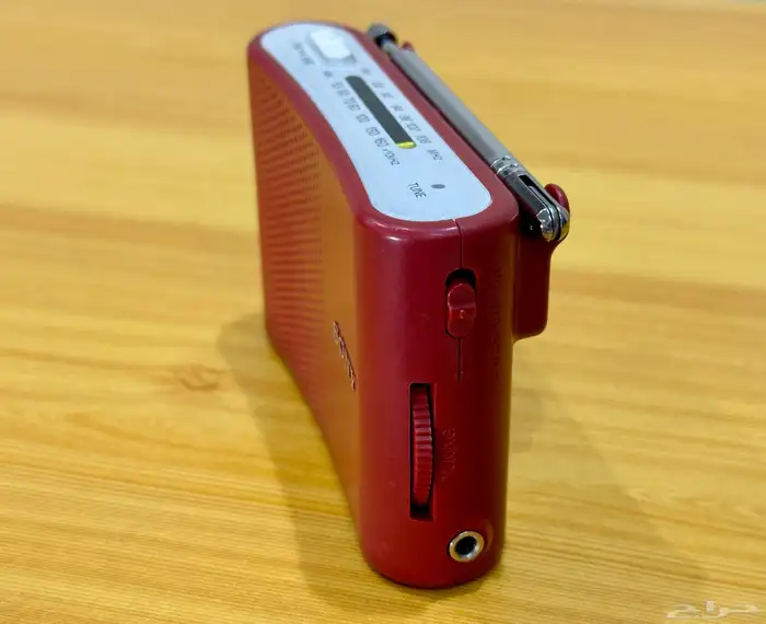 راديو سوني icf-40 موجتين صغير أحمر 4