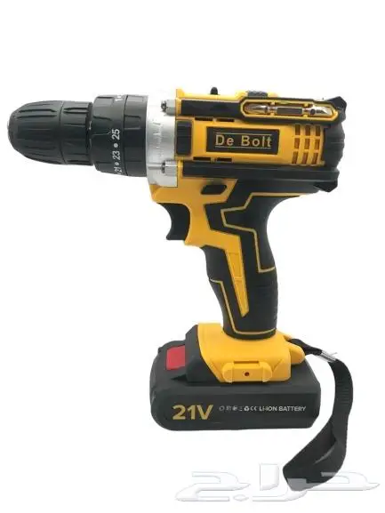 دريل شحن لاسلكي De Bolt - 21V ضمان سنة - سعر منافس 2
