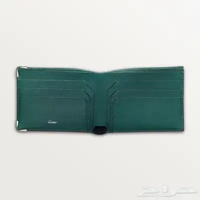 محفظة كارتيه اخضر جديده بسعر مميز محافظ كارتير 5