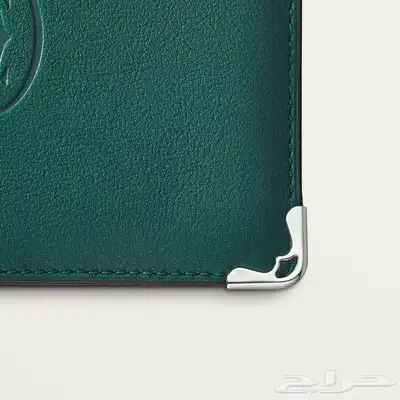 محفظة كارتيه اخضر جديده بسعر مميز محافظ كارتير 4