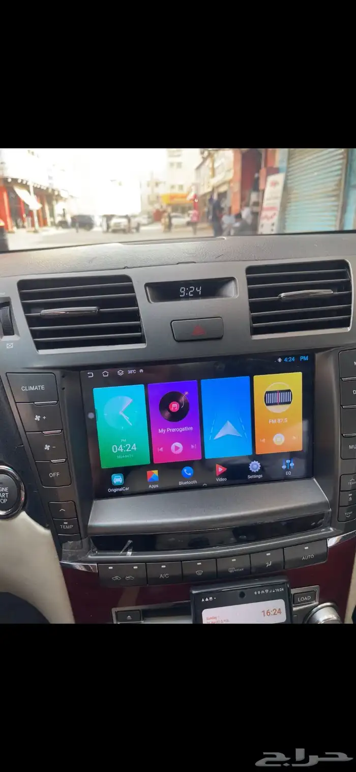 شاشة لكزس LS 460 شكل الوكالة نظام أندرويد وابل كار بلاي 1
