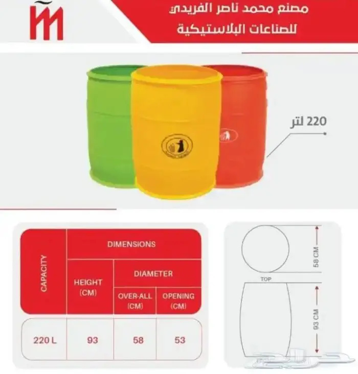 براميل مصنع الفريدي 0