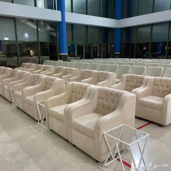 ايجار كنب وكراسي وطاولات الخدمة للمناسبات والمعارض 13