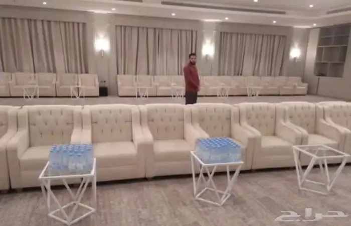 ايجار كنب وكراسي وطاولات الخدمة للمناسبات والمعارض 23