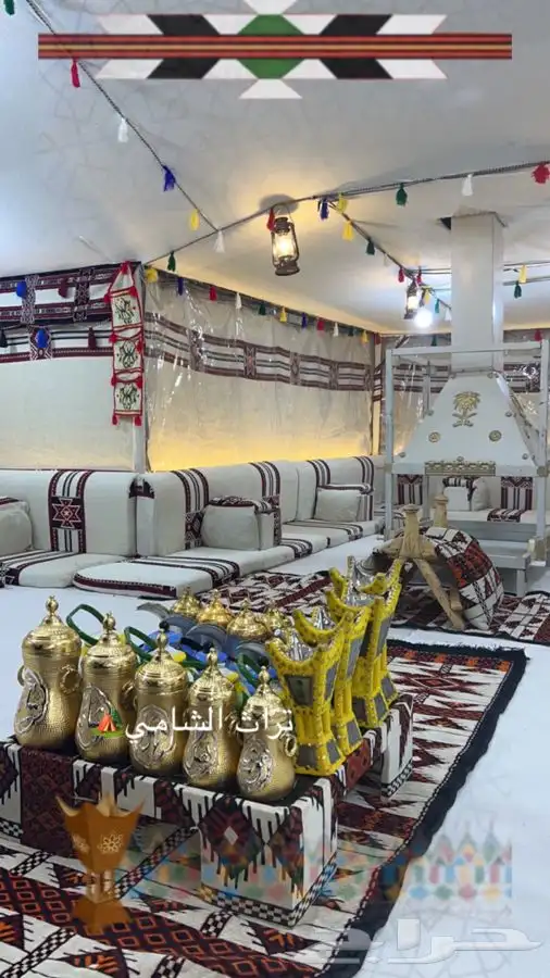 للبيع بيوت شعر وخيام مظلات حلال مظلات سياره كل لوازم البر 35