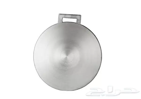 صاج المنيوم صغير فضي 34 سم 7