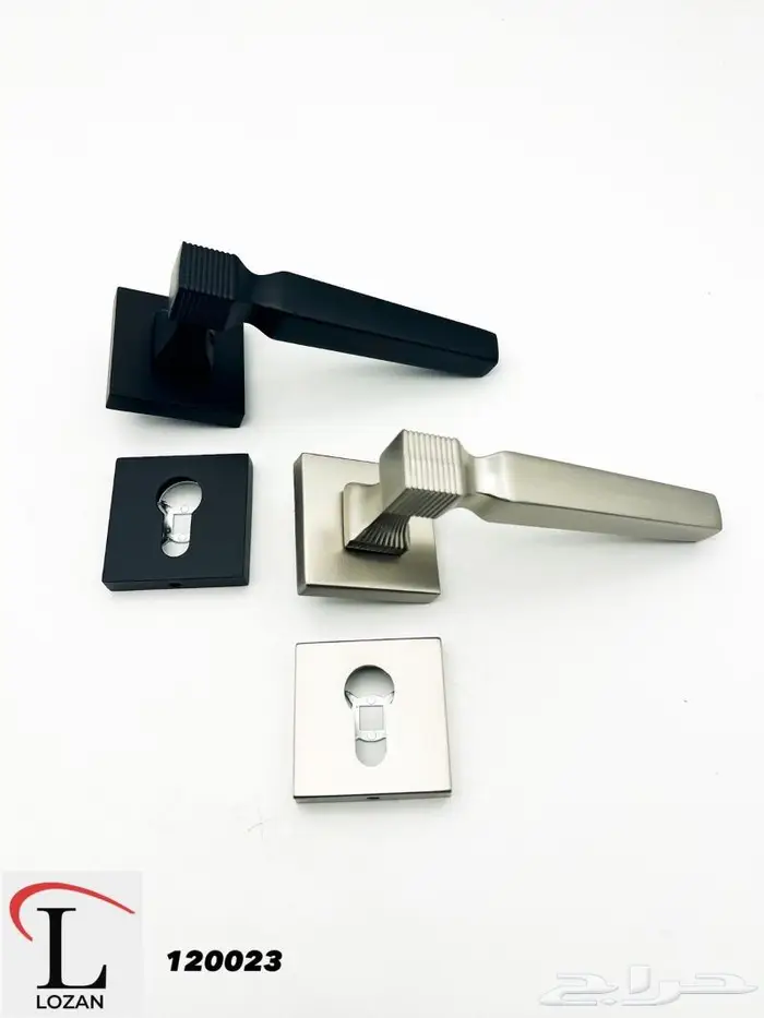 مقابض ابواب مفصوله اسود 28