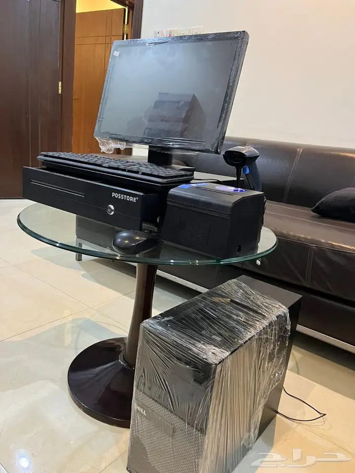 جهاز كاشير لمس معالج i3 مع برنامج اون لاين مخزونك للمطاعم 2