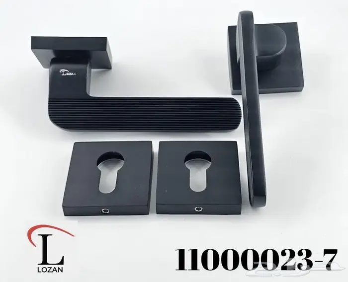 مقابض ابواب مفصوله اسود 24